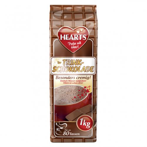 Hearts Trinkschokolade Cremiger Kakao 10 x 1kg